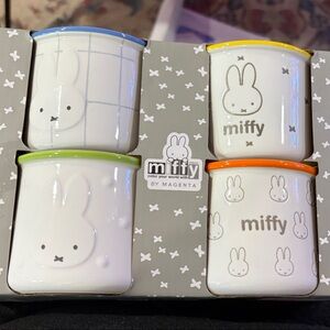 Miffy ramekins Collection with Vibrant Accents oven safe